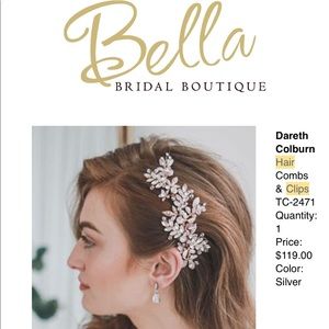 Beautiful wedding comb/pin